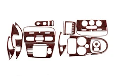 Накладки на панель (2005-2009) Карбон для Seat Toledo рр