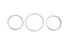 Накладки на спідометр (3 шт, нерж) для Renault Megane IV 2016-2025 рр