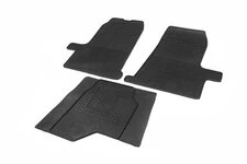 Гумові килимки (3 шт, Polytep) для Ford Transit 2000-2014 рр