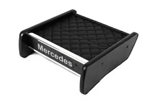 Полиця на панель (Чорна з чорною ниткою) для Mercedes Vito W638 1996-2003 рр