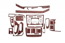 Накладки на панель Meric (Передня частина -2025 вставки в салон) 2004-2006, Дерево для Mercedes Viano рр