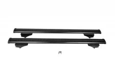 Перемички на вбудовані рейлінги під ключ Wizard V2 (2 шт) 115см, чорні для Porsche Macan 2014-2024 рр