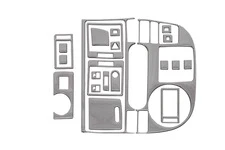 Накладки на панель Карбон для Volkswagen T5 Multivan 2003-2010 рр