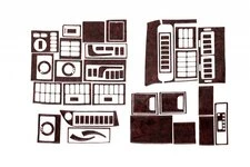 Накладки на панель (під дерево) для Man TGA