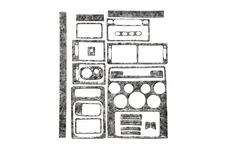 Накладки на торпедо Титан для Ford Connect 2002-2006 рр