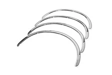 Накладки на арки (4 шт, нерж) для Nissan Micra K12 2003-2010 рр