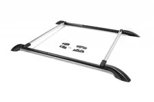 Оригінальні рейлінги (з поперечками) (коротка база) Сірі-2025чорні для Renault Kangoo 2008-2020 рр