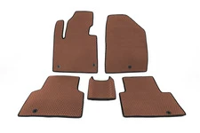 Килимки 5 місць (EVA, Коричневий) для Hyundai Santa Fe 3 2012-2018 рр