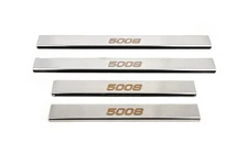 Накладки на пороги Carmos (4 шт, нерж) для Peugeot 5008 2016-2023 рр