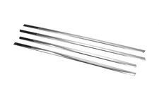 Нижні молдинги стекол (нерж) Carmos - Турецька сталь для Fiat Tipo Cross