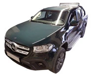 Бокові пороги Allmond Grey (2 шт., алюміній) для Mercedes X class