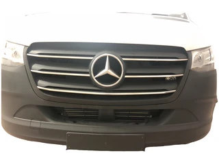 Накладки на решітку (5 шт, нерж) Carmos - Турецька сталь для Mercedes Sprinter W907/W910 2018- рр