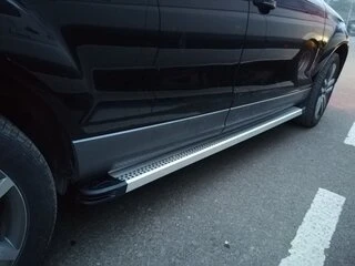 Бокові пороги Maya V2 (2 шт., алюміній) для Ауди Q7 2005-2015 рр