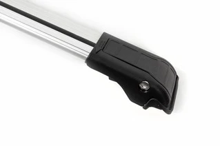 Багажник (поперечини) на звичайні рейлінги під ключ WingBar V1 (2 шт) до 140 см, Сірий для Fiat Doblo I 2005-2010 рр