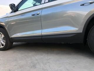 Молдинг дверний Carmos широкий (нерж) для Skoda Kodiaq 2016-2023 рр