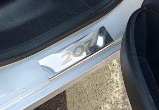Накладки на пороги Carmos (4 шт, нерж.) для Peugeot 207