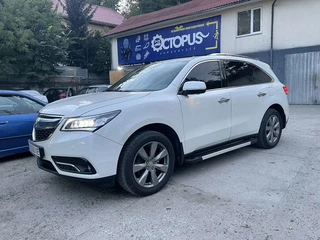 Бокові пороги RedLine V1 (2 шт., Алюміній) для Acura MDX 2013-2020 рр