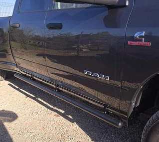 Бічні труби стандартні (2 шт., Нерж) для Dodge RAM