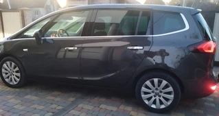 Накладки на ручки (4 шт) OmsaLine - Італійська нержавійка для Opel Zafira B 2005-2011 рр