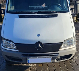 Зимова накладка на решітку 2000-2002, Матова для Mercedes Sprinter W901/902/903/904/905 рр