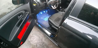 Накладки на пороги OmsaLine (4 шт., нерж.) для Kia Ceed 2007-2012 рр