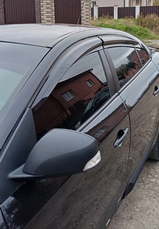 Вітровики (4 шт., Sunplex Sport) для Renault Fluence 2009-2016 рр