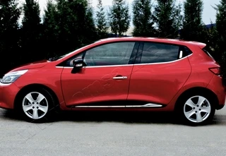 Молдинг дверний З поглибленням (4 шт, нерж) для Renault Clio IV 2012-2019 рр