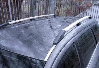 Алюмінієві рейлінги (Caravan, хром) для Opel Astra H 2004-2013 рр