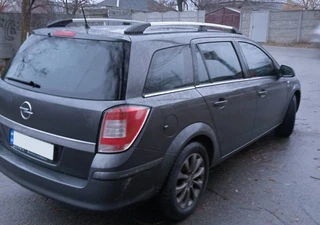 Алюмінієві рейлінги (Caravan, хром) для Opel Astra H 2004-2013 рр