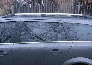 Алюмінієві рейлінги (Caravan, хром) для Opel Astra H 2004-2013 рр