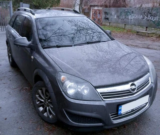 Алюмінієві рейлінги (Caravan, хром) для Opel Astra H 2004-2013 рр