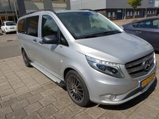 Бокові пороги Allmond (2 шт., Алюміній) Коротка (short) і середня (Long) для Mercedes Vito / V-class W447 2014- рр