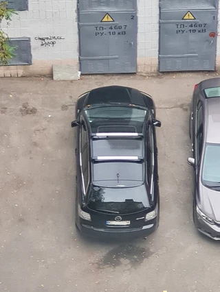 Поперечени у штатні місця під ключ Wingbar V3 (2 шт) чорні для Mazda CX-7 2006-2012рр