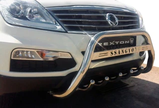 Кенгурятник WT004 (нерж) для SsangYong Rexton I 2001-2017 рр