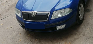 Зимова накладка на решітку (верхня) Матова для Skoda Octavia II A5 2006-2010рр