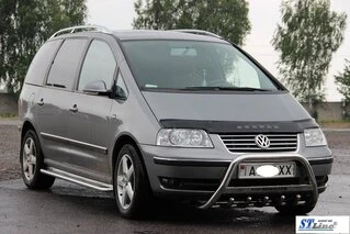 Кенгурятник WT004 (нерж) 60 мм для Volkswagen Sharan 1995-2010 рр