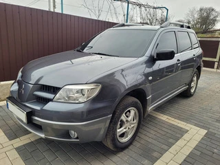 Нижня окантовка вікон (6 шт, нерж) для Mitsubishi Outlander 2001-2006 рр
