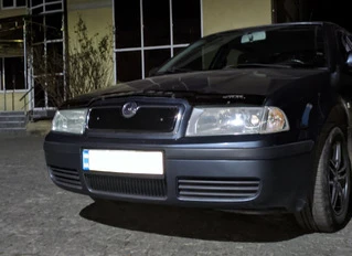 Зимова решітка (верхня) матова для Skoda Octavia I Tour A4 1996-2010