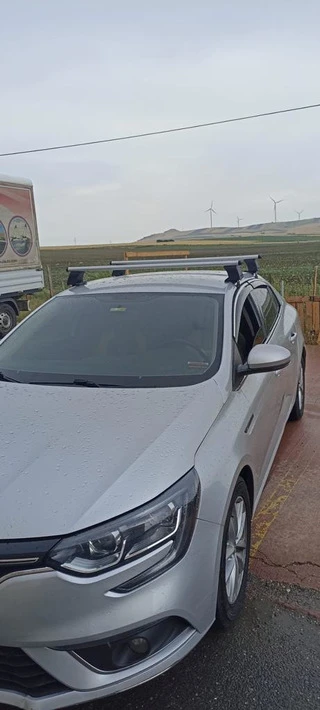 Перемички на гладку дах (2 шт, Asaf V4) для Renault Megane IV 2016-2025 рр