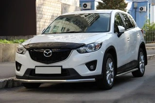 Передній захист ST008 (нерж) для Mazda CX-3 2015- рр
