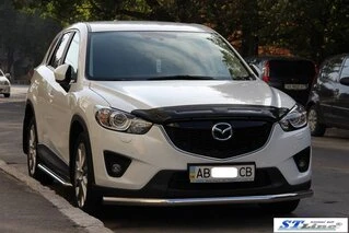 Передній захист ST008 (нерж) для Mazda CX-3 2015- рр