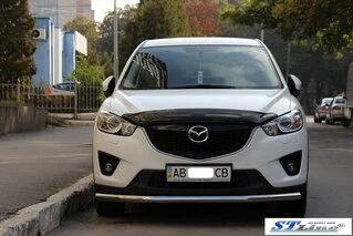 Передній захист ST008 (нерж) для Mazda CX-3 2015- рр