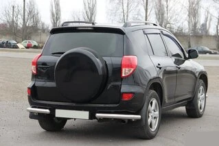 Задні куточки AK003 (2 шт., нерж) для Toyota Rav 4 2006-2013 рр