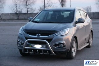 Передня дуга WT003 (нерж.) для Hyundai IX-35 2010-2015 рр