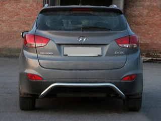 Задній захист AK007 (нерж.) для Hyundai IX-35 2010-2015 рр