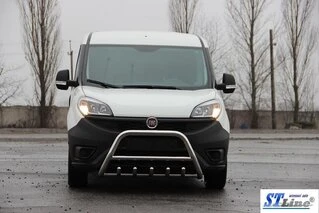 Кенгурятник WT003 (нерж.) 51 мм для Fiat Doblo II 2010-2022 рр