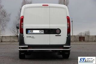 Задня дуга AK005/2-Подвійний (нерж.) для Opel Combo 2012-2018 рр