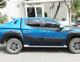 Молдинг двері EuroCap (6 шт, ABS) для Fiat Fullback 2016- рр