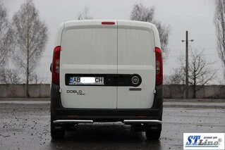 Задні куточки AK003 (нерж.) для Opel Combo 2012-2018 рр