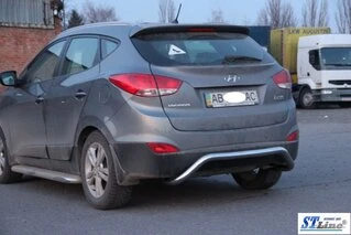Задній захист AK007 (нерж.) для Hyundai IX-35 2010-2015 рр